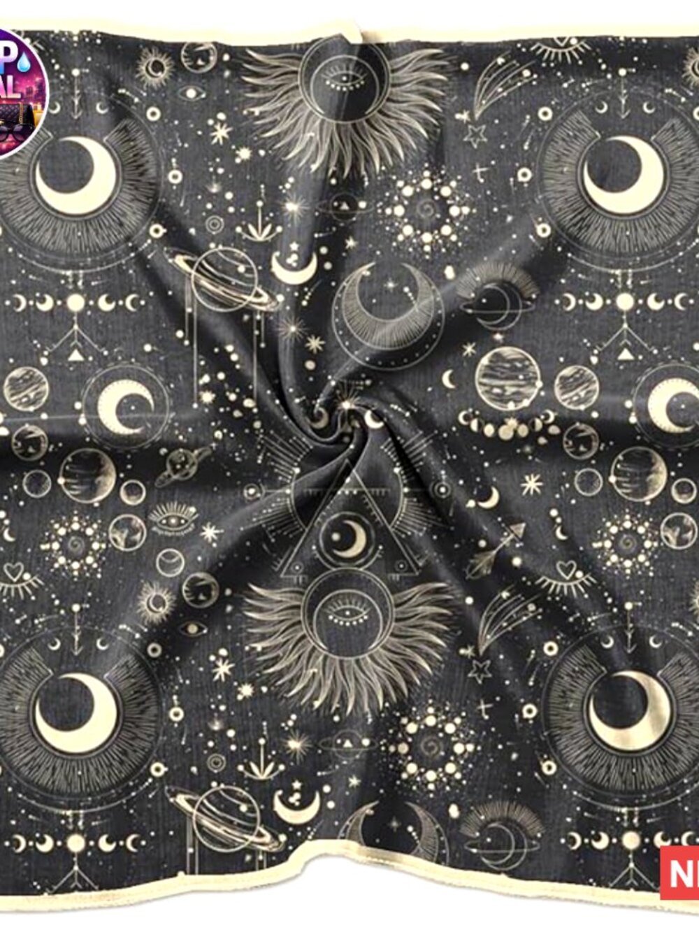 Large Square Silk Feeling Scarf 27.5 Inch Polyester Hair Wrap